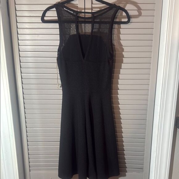 Suzy Shier Sheer Black Mini Dress - Picture 7 of 11